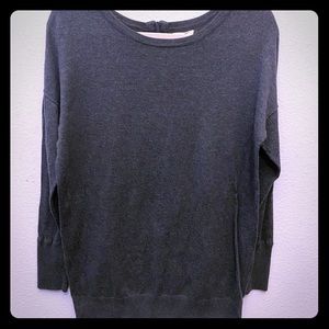 Cozy grey tunic sweater lightweight